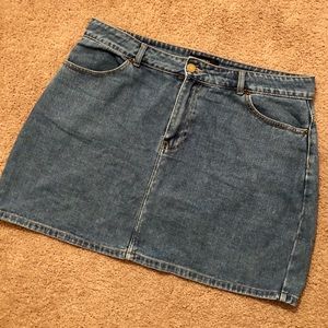 Forever 21+ Jean mini skirt